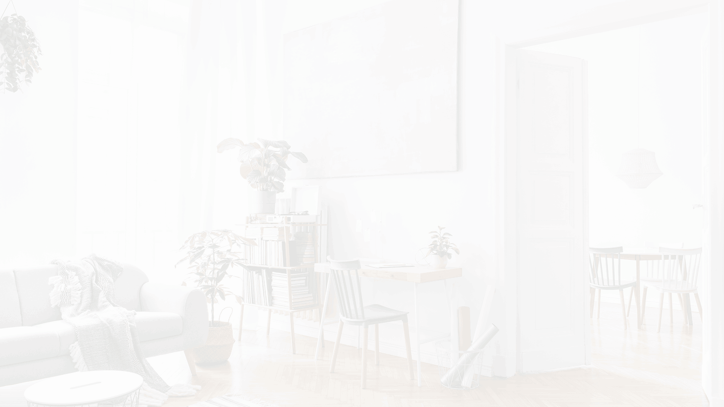 Intérieur d'appartement moderne en arrière-plan de la section prestations